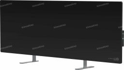 Aeno Premium Eco* Smart Heater 700W Tempered glass Infrared+convection heating type Led display Plug type: Europe (E/F type) Black