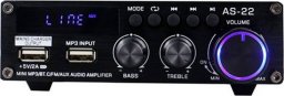 Blitzwolf Wzmacniacz audio AS-22, 45W, Bluetooth 5.0, USB + pilot (czarny)