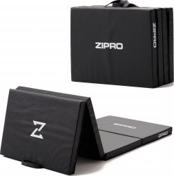 Zipro Materac gimnastyczny 4-częściowy 180 cm x 60 cm x 5 cm czarny
