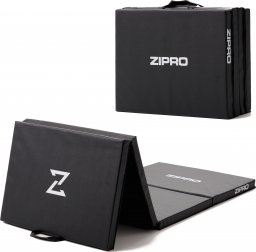 Zipro Materac gimnastyczny 4-częściowy 180 cm x 60 cm x 4 cm czarny