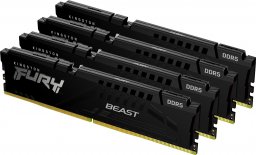 Pamięć Kingston Fury Beast, DDR5, 128 GB, 5200MHz, CL40 (KF552C40BBK4-128)