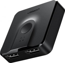 Ugreen Przełącznik Switch 2w1 HDMI 2.0 20cm (czarny)