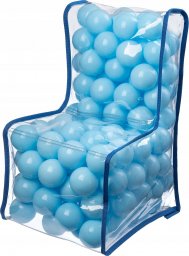Kadax Krzesełko Fotelik Dla Dzieci Piłki Niebieskie 56cm