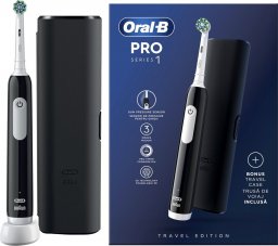 Szczoteczka Oral-B Pro Series 1 Cross Action + Etui Black