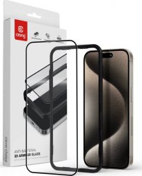 Crong Szkło hartowane 9H na cały ekran iPhone 15 Pro Max