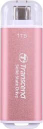 Dysk zewnętrzny SSD Transcend ESD300P 1TB Różowy (TS1TESD300P)