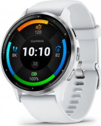 Zegarek sportowy Garmin Venu 3 Biało-srebrny  (010-02784-00)