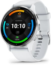 Zegarek sportowy Garmin Venu 3 Biało-srebrny (010-02784-00)