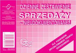 Michalczyk & Prokop Dzienne zestawienie sprzedaĹĽy nieudokumentowanej Typ R5