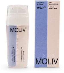MOLIV Anti-Aging Krem do twarzy z żywymi probiotykami 30ml