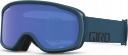 Giro Gogle zimowe GIRO CRUZ BLACK & HARBOR BLUE WORDMARK (Szyba lustrzana kolorowa GREY COBALT 15% S3) (NEW 2023/2024)