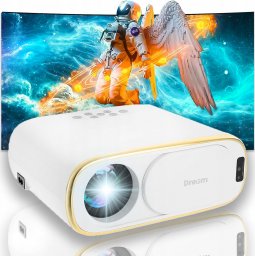Projektor DRMZ PROJEKTOR RZUTNIK FULL HD 4K 10000LM ANDROID WIFI BLUETOOTH KONTRAST 3000:1