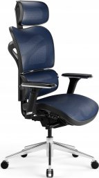 Krzesło biurowe Diablo Chairs V-Commander Czarno-niebieskie