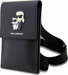 Karl Lagerfeld Karl Lagerfeld Torebka KLWBSAKCPMK czarny/black Saffiano Karl & Choupette