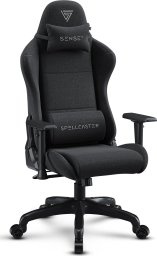 Fotel SENSE7 Spellcaster FUKU materiałowy czarny