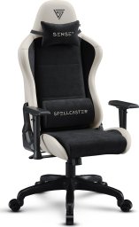 Fotel SENSE7 Spellcaster FUKU PU czarno-beżowy