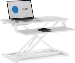 Biurko SENSE7 konwerter biurowy Białe 81 cmx40 cm 