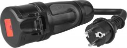 Green Cell Przejściówka Schuko 230V do Adapter Siłowy Czerwony CEE 16A 400V 5P