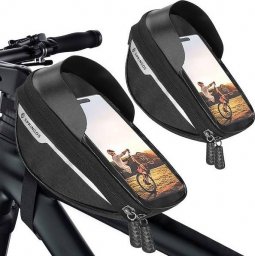 Springos Sakwa rowerowa z uchwytem na telefon torba na kierownicę roweru etui wodoodporne UNIWERSALNY