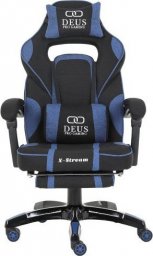 Fotel Zenga Gamingowy DEUS X-Stream Blue z tkaniny
