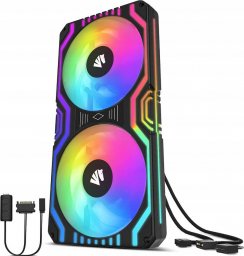 Wentylator AsiaHorse Matrix 240 ARGB Czarny