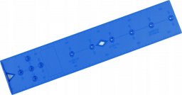 Falon-Tech SZABLON MONTAŻU PROWADNIC ZAWIASÓW 55 X 270 MM