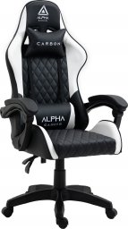 Fotel Alpha Gaming Carbon Biały Porządny