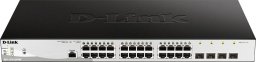 Switch D-Link D-Link DGS-1210-28P/ME/E 24-Port 10/100/1000BASE-T PoE + 4-Port 1 Gbps SFP Metro Ethernet