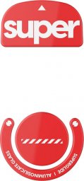 Ślizgacze Superglide Ślizgacze do Logitech G Pro X Superlight Szklane - Red