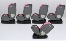 Fotelik samochodowy Lionelo FOTELIK SAMOCHODOWY OBROTOWY BASTIAAN I-SIZE 0-36KG 40-150CM PINK BABY