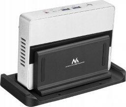 Maclean Uchwyt do terminala Thin-Client / mini PC Maclean czarny pasuje do uchwytów VESA wolnostojący MC-454
