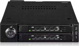 Stacja dokująca Icy Dock Ramka montażowa 2x6,3cm U.2/U.3 NVMe 3,5" SSD sw