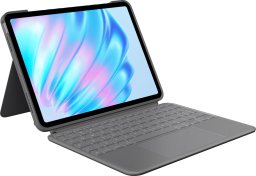 Logitech Combo Touch do iPada Air 11 cali (M2 & M3), iPada Air (4. i 5. generacji – 2020, 2022)(2024), QWERTY układ US international - Szary (920-012636)