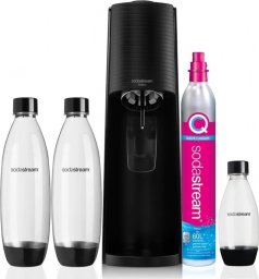 Saturator Sodastream Terra + 3 butelki + gaz Czarny