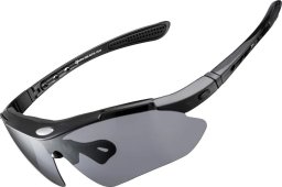 RockBros Rowerowe 10003 polaryzujące czarne
