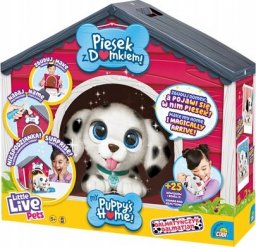 Madej Maskotka Little Live Pets Piesek z domkiem Dalmatyńczyk