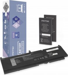 Bateria Mitsu Bateria PKWVM do Dell Precision 15 7550 7560 Precision 15 7760