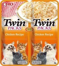 Inaba Foods INABA CAT TWIN chicken with crab - przysmak dla kota 2 x 40 g