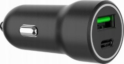 Ładowarka Gembird TA-UC-A2PDQC20-CAR-01 1x USB-A 1x USB-C 4 A  (TA-UC-A2PDQC20-CAR-01)
