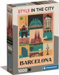 Clementoni Puzzle 1000 elementów Compact Barcelona