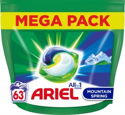 Ariel Kapsułki do prania All-in-1 Mountain Spring 63 szt.