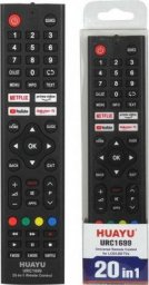 Pilot RTV Vega PILOT UNIWERSALNY TV LCD 20W1 URC1699 SMART, NETFLIX, YOUTUBE (LG, SONY, SAMSUNG, PHILIPS, PANASONIC, JVC, BEKO, THOMSON, VESTEL, GRUNDIG, HITACHI, HISENSE, HAIER ITP.)>
