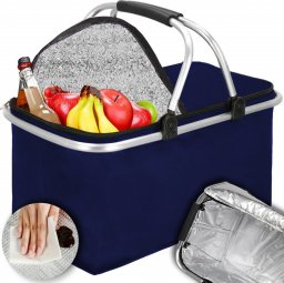 Heckermann Kosz piknikowy 30L Granatowy