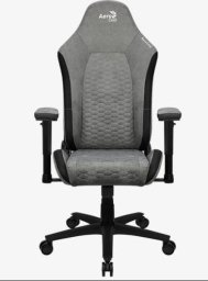 Fotel Aerocool Fotel AEROCOOL CROWN AeroSuede Stone Grey