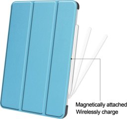 Etui na tablet iLike Galaxy Tab S9 FE Tri-Fold Eco*-Leather Stand Case Sky Blue
