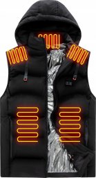 Mozos HV5 Ogrzewana elektryczna kamizelka unisex r. M czarna
