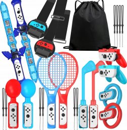 JYS Zestaw 15w1 Akcesoria Uchwyty Mocowania Sport Nintendo Switch / Switch Oled / Ns253