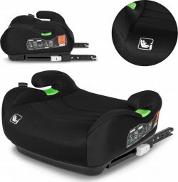 Fotelik samochodowy Automobilinė kėdutė Lionelo Luuk Fix i-Size, 22-36kg, juoda