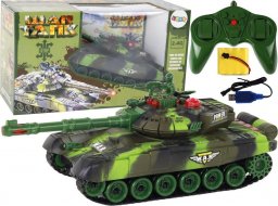 LeanToys Duży Czołg Zdalnie Sterowany Wojskowy RC 360 Stopni