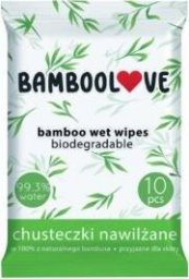 Bamboolove Chusteczki nawilżane woda 99,3 % do torebki BambooLove